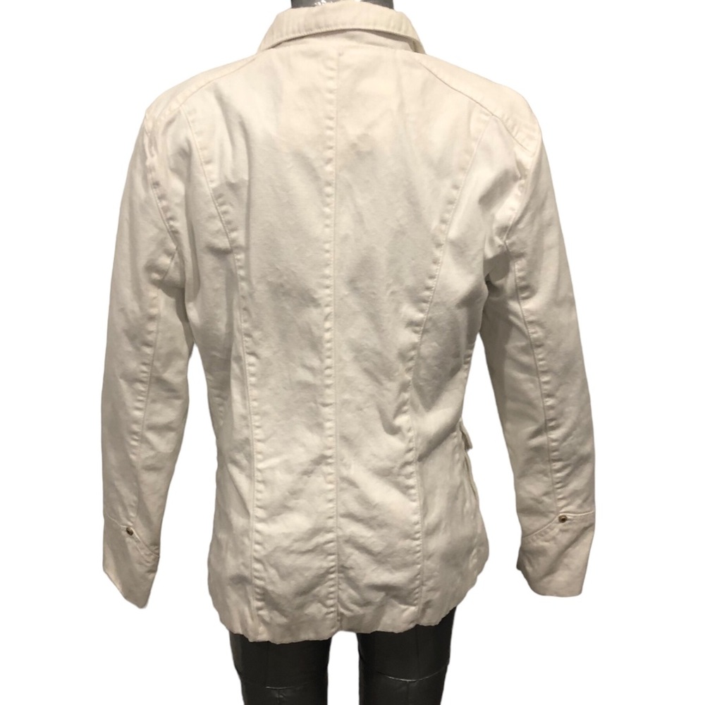 Nine West Women’s medium white long sleeve jacket w pockets - Picture 10 of 11